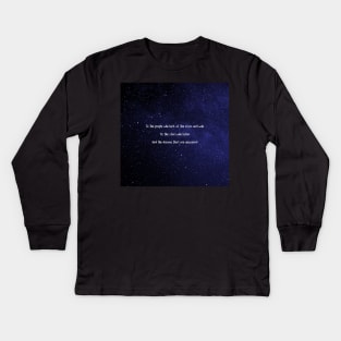 To The People Who Look At The Stars And Wish - Sarah J. Maas Kids Long Sleeve T-Shirt